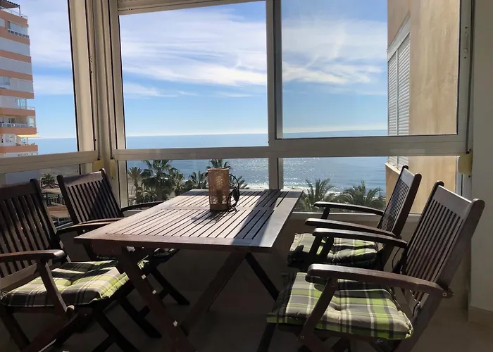 Estudio Mar En Calma, Primera Linea De Playa Con Vistas Al Mar